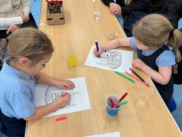 Children working in school